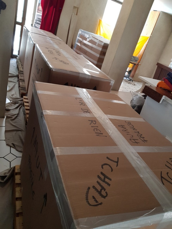 Humanitaire Don de Machine à coudre Tchad Mai 2021 Humanitaire Don de Machine à coudre Tchad Mai 2021